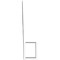 Ekena Millwork 3-in. W x 10-in. D x 14-in. H Valencia Architectural Grade PVC Knee Brace BRCP03X10X14VAL - alternate 5